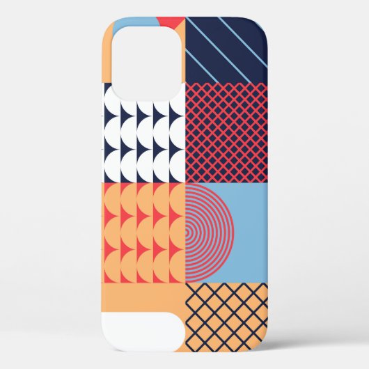 Abstract vierkant kunstwerk: geometrisch ontwerp. Case-Mate iPhone case (Achterkant)