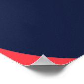 Abstract vierkant kunstwerk: geometrisch ontwerp. poster (Hoek)