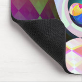 Abstract vierkant Mousepad Muismat (Hoek)