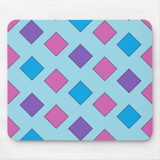 Abstract vierkant Mousepad Muismat (Voorkant)