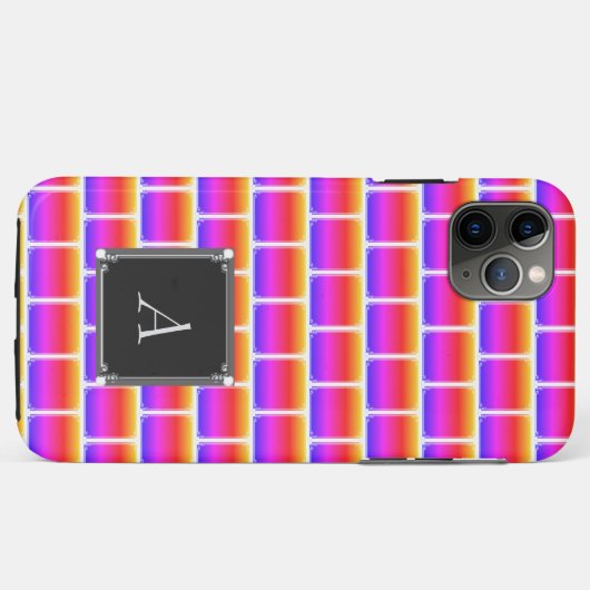 Abstract vierkant patroon Case-Mate iPhone case (Achterkant (horizontaal))