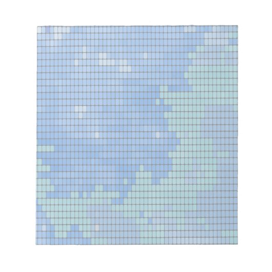 Abstract vierkant patroon notitieblok (Voorkant)