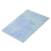 Abstract vierkant patroon notitieblok (Schuin)