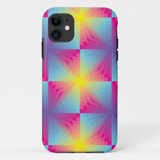 Abstract vierkant vectormozaïek Case-Mate iPhone case (Achterkant)