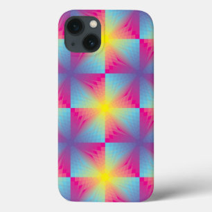 Abstract vierkant vectormozaïek iPhone 13 hoesje
