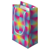 Abstract vierkant vectormozaïek klein cadeauzakje (Voorkant Gekanteld)