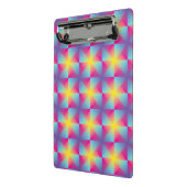 Abstract vierkant vectormozaïek mini klembord (Angled2)