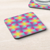 Abstract vierkant vectormozaïek onderzetter (Linkerzijde)