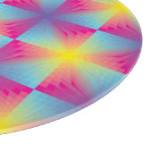 Abstract vierkant vectormozaïek snijplank (Hoek)