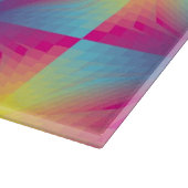 Abstract vierkant vectormozaïek snijplank (Hoek)