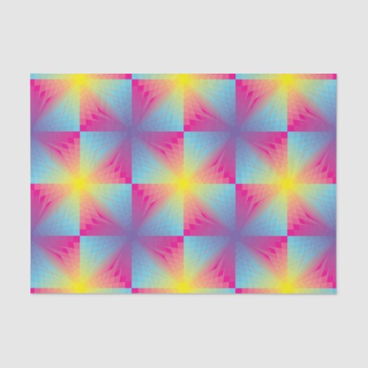 Abstract vierkant vectormozaïek tissuepapier (Voorkant)