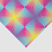 Abstract vierkant vectormozaïek tissuepapier (Detail)