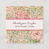 Abstract vierkant Visitekaartje (Voorkant)