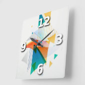 Abstract Vierkante Klok (Hoek)