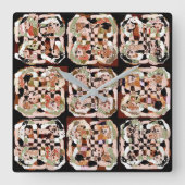 Abstract Vierkante Klok (Voorkant)