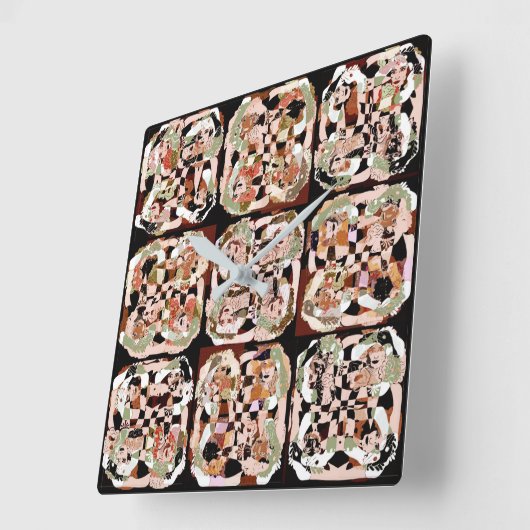 Abstract Vierkante Klok (Hoek)