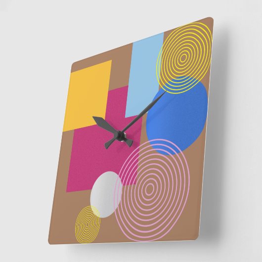 Abstract Vierkante Klok (Hoek)