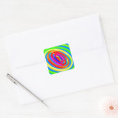 Abstract Vierkante Sticker (Envelop)