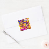 Abstract Vierkante Sticker (Envelop)