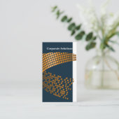 Abstract vierkantspatroon | Ondernemend Visitekaartje (Staand voorkant)