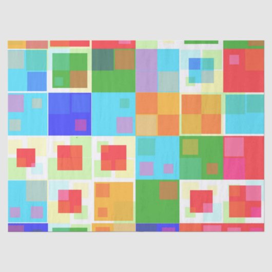 abstract vierwielige papieren tissuepapier (Voorkant)