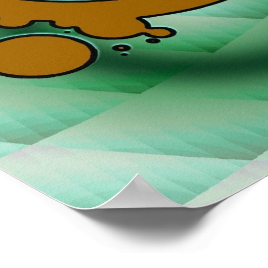 Abstract ViNYL-Poster Poster (Hoek)