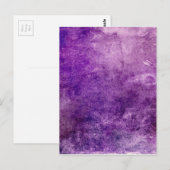 Abstract violet briefkaart (Voorkant / Achterkant)