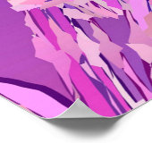 abstract Violet Woodland, Lavender, Mauve, Purpl Poster (Hoek)