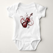 abstract violin romper (Voorkant)