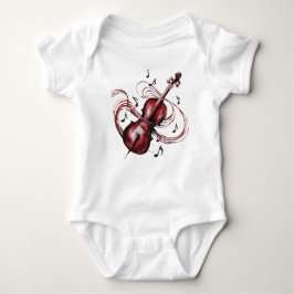 abstract violin romper