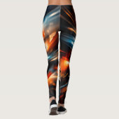 Abstract Vision of Motion & Mind Leggings (Achterkant)