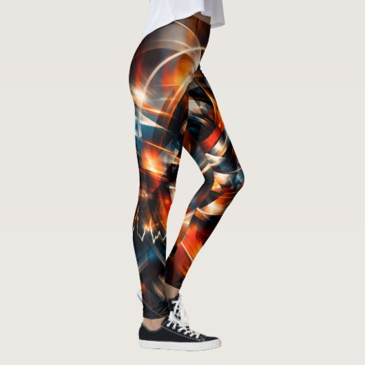 Abstract Vision of Motion & Mind Leggings (Rechts)