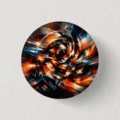 Abstract Vision of Motion & Mind Ronde Button 3,2 Cm (Voorkant)