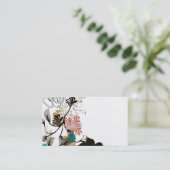 Abstract Visitekaartje (Staand voorkant)