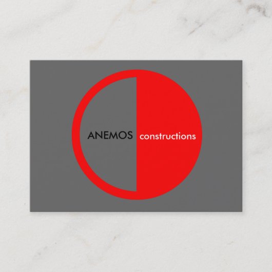 abstract visitekaartje (Voorkant)