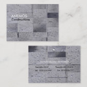 abstract visitekaartje (Voorkant / Achterkant)