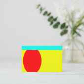 Abstract Visitekaartje (Staand voorkant)