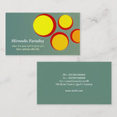 abstract visitekaartje (Voorkant / Achterkant)