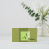 abstract visitekaartje (Staand voorkant)