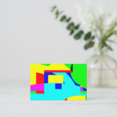 Abstract Visitekaartje (Staand voorkant)