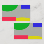 Abstract Visitekaartje (Voorkant / Achterkant)