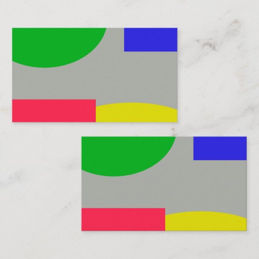 Abstract Visitekaartje (Voorkant / Achterkant)