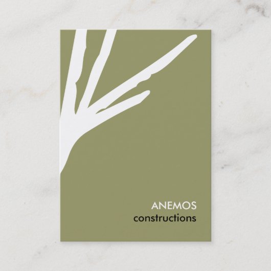 abstract visitekaartje (Voorkant)