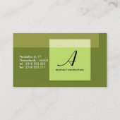 abstract visitekaartje (Achterkant)