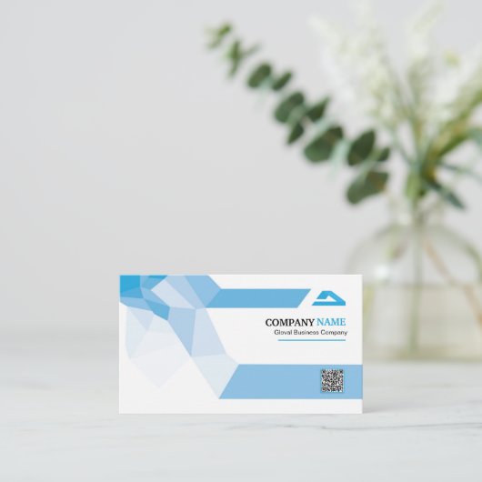 Abstract Visitekaartje (Staand voorkant)