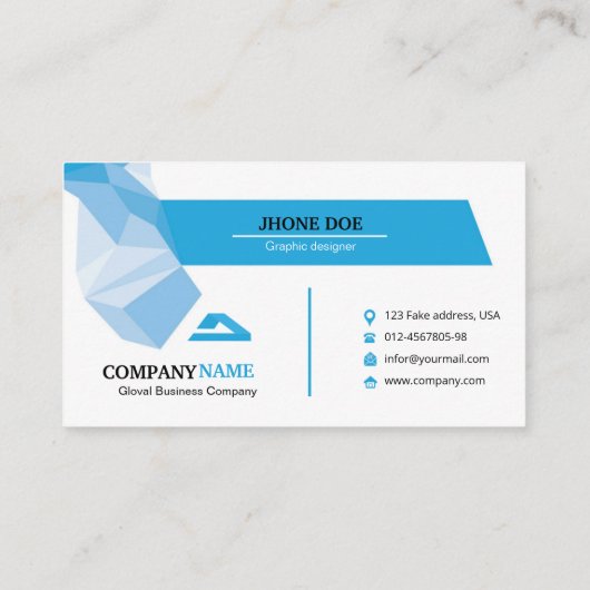 Abstract Visitekaartje (Achterkant)