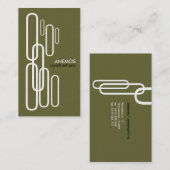 abstract visitekaartje (Voorkant / Achterkant)