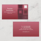 abstract visitekaartje (Voorkant / Achterkant)