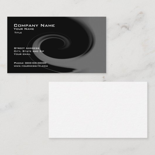 Abstract Visitekaartje (Voorkant / Achterkant)