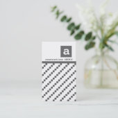 abstract visitekaartje (Staand voorkant)